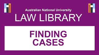 Finding a Case from a Citation Profile