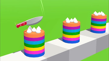 Slice it All! 🔥❤️‍🔥👩‍❤️‍💋‍👩 Very Satisfying And Relaxing ASMR Slicing Game