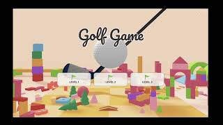 3D Golf Game | Realtime Computer Graphics, Physics Simulation 2/2023 Final Project screenshot 1