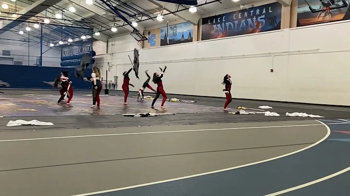 Lake Central World Winterguard 2021 ~ Harley; At W...