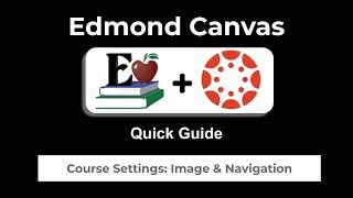 Canvas Course Settings: Image and Navigation