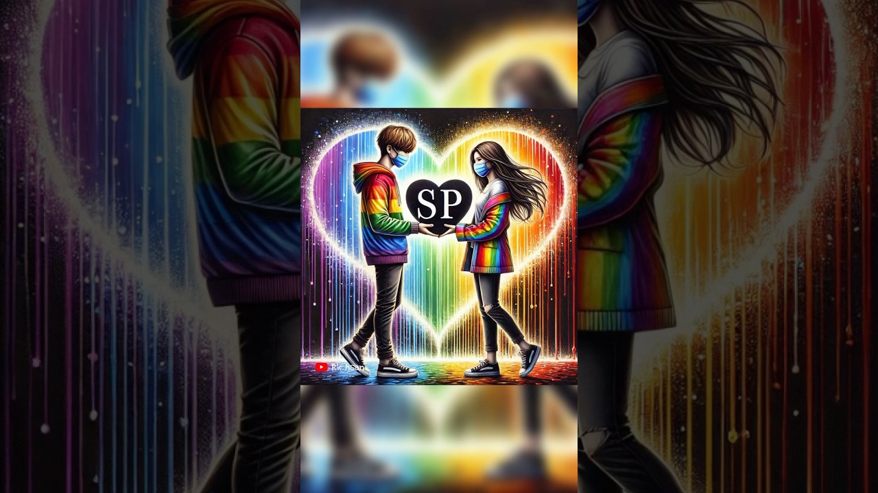 S P romantic couple’s name letter  WhatsApp status, s+p name love letter status, 
