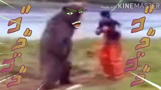Man Vs Bear But It's A JoJo Reference