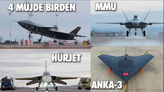 Anka-3 , Hürjet, Mmu , Atak-2 4 Müjde Bi̇rden Geldi̇