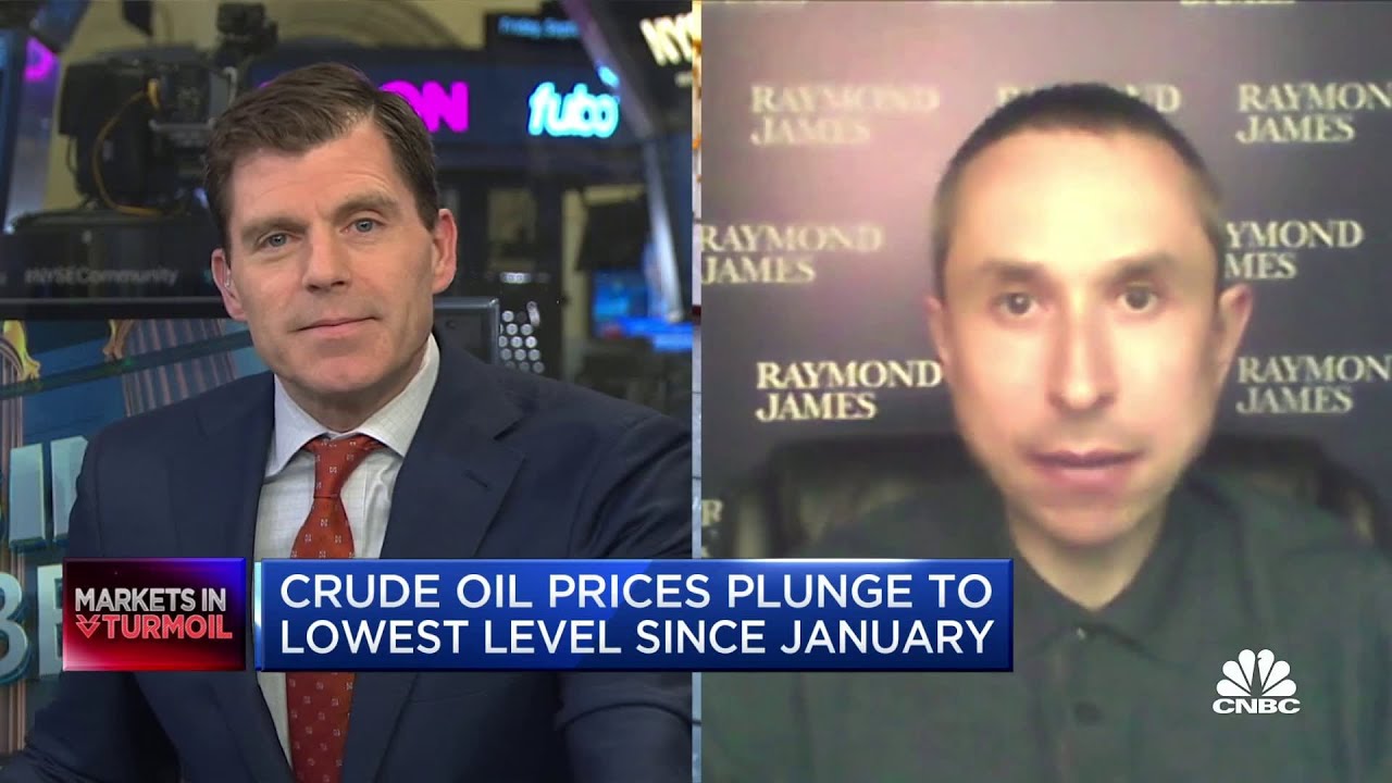 Oil supply risks of Ukraine war have overshadowed by demand concerns, says Raymond James' Molchanov