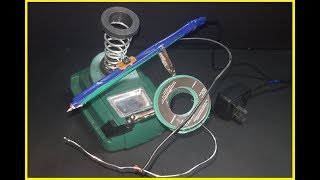 How To Make a SOLDERING IRON Using Pencil