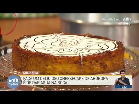 Vídeo: Como Fazer Cheesecake De Abóbora