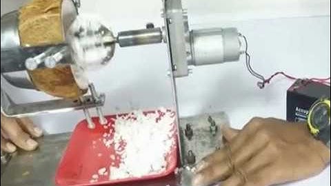 Automated Coconut Scraping Machine