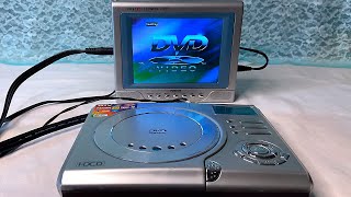 Back To The 2000s. Portable Sony DVD player for watching movies