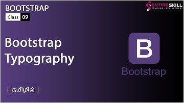 Bootstrap Typography in Tamil (Bootstrap Master Course) - Entire Skill