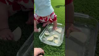 🍊🍉🍏The TRUTH about water? Baby’s LOVE IT!! #kristenleanne #babyactivites
