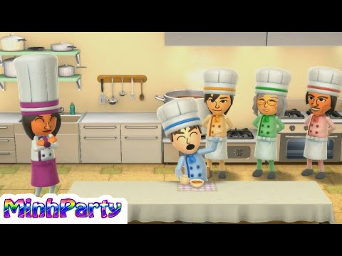 Wii Party U Minigames Gameplay Dojo Domination #40 @MINH PARTY U