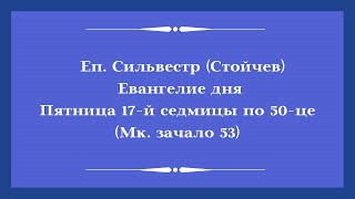 Еп. Сильвестр (Стойчев). Евангелие дня. Пятница 17-й седмицы по 50-це (Мк. зачало 53)