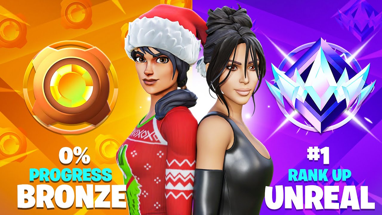 Bronze To Unreal Speedrun BUT It's Duos..(Fortnite Reload)