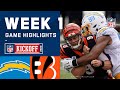 Chargers vs. Bengals Week 1 Highlights | NFL 2020