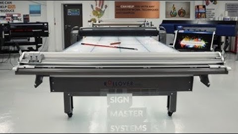 Signmaster Systems introduces the Rollover Flatbed Applicator