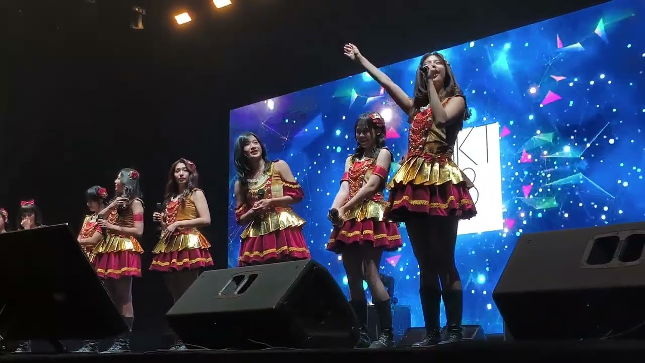 Sesi 1 MC jak cloth 2025 last jiko Gracia JKT48 in offair event 4k live Fancam Intimate Konser