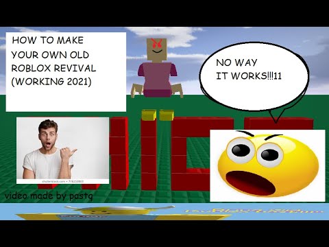 How To Make A Old Roblox Revival Youtube - old roblox revivals