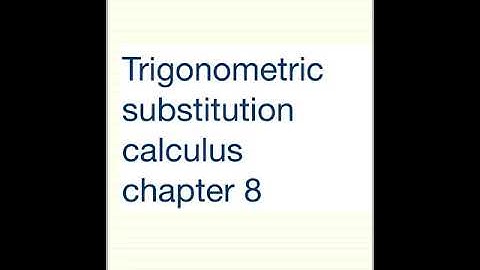 Integration Trigonometric Substitution Square root (1 +x^2)