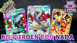 CHARIZARD EX JUNTO A SUS 2 MEGAS EN EL MISMO MAZO NO PIERDE CONTRA NADA en POKEMON TCG POCKET