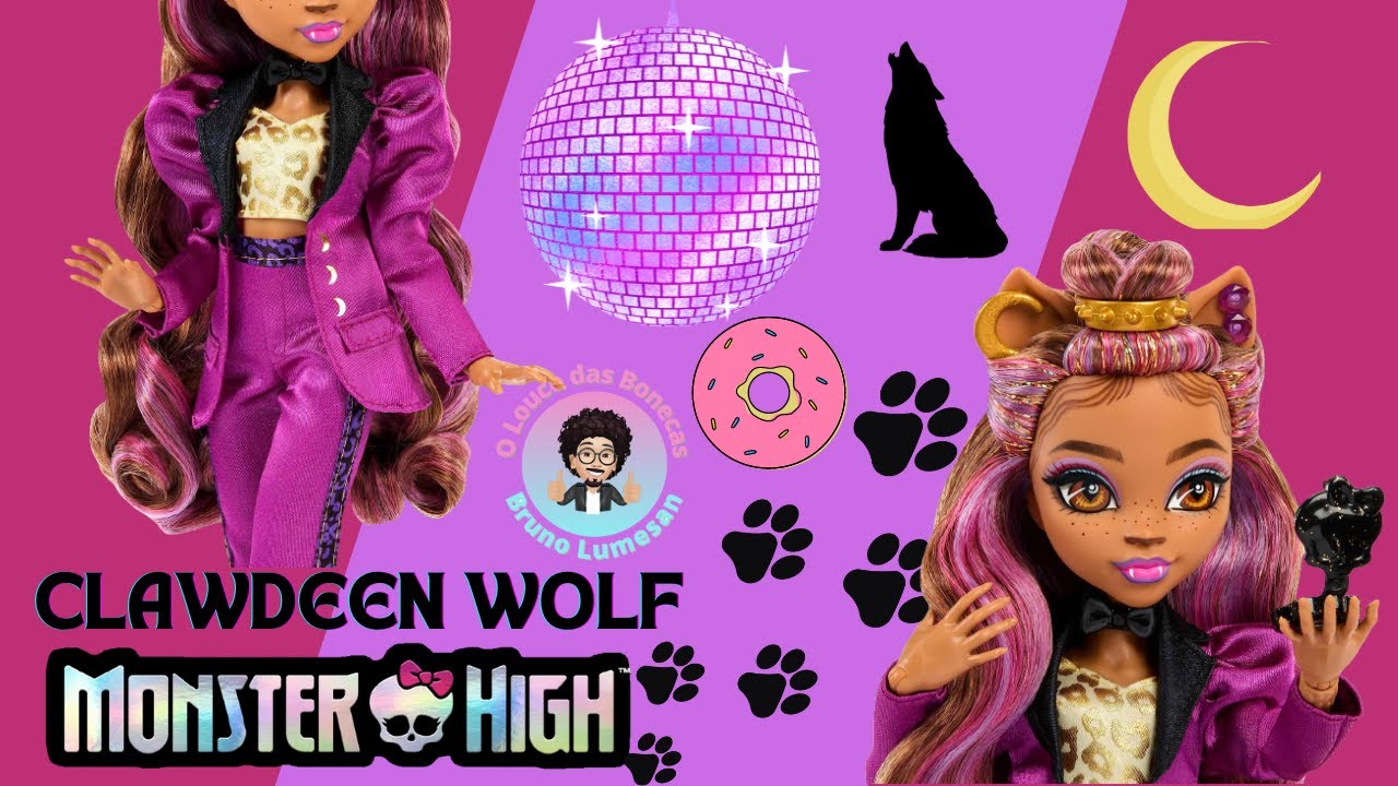 Boneca Monster High com Acessórios - Clawdeen Wolf - Baile dos