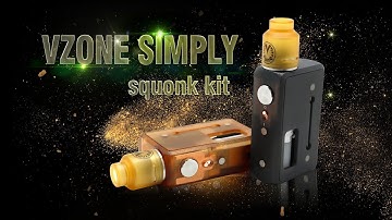 Vzone SIMPLY Squonk kit with PEI RDA and a hybrid plastic for Squonk mod