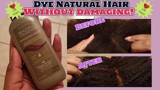 Dye Natural Hair/Stubborn Gray Hair Without Damaging