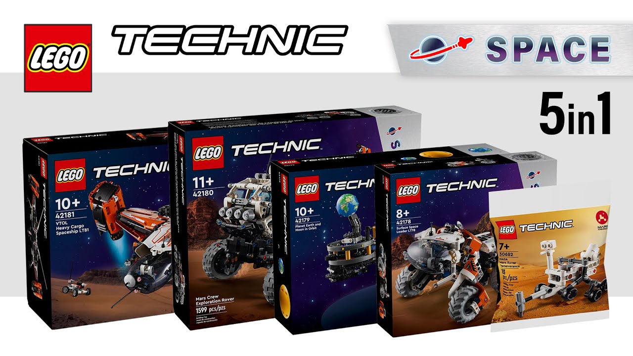 シークエンス4　セット All LEGO Technic Space 2024 (5in1)[4008 pcs] Review‬