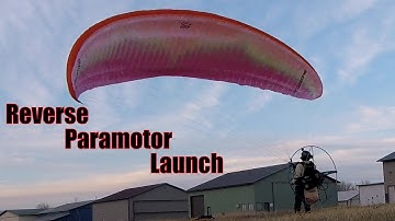 Reverse Paramotor Launch