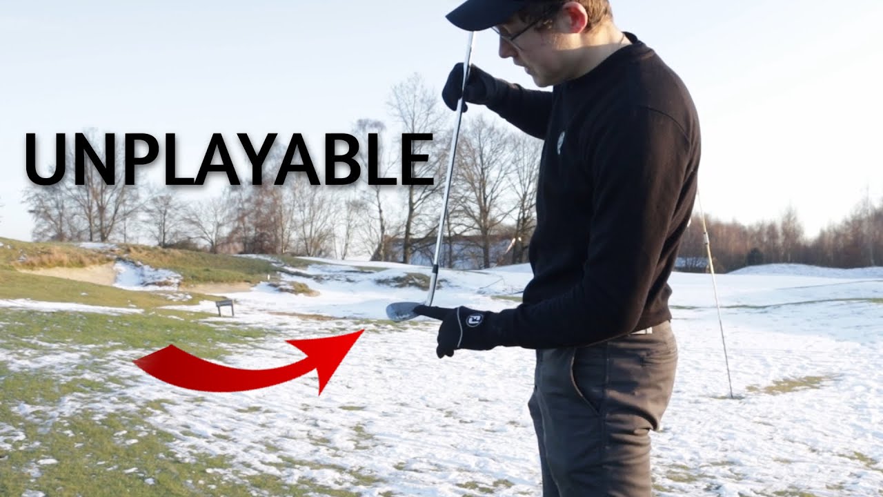 Playing Golf in the Snow ❄️