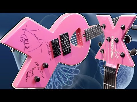 This Could Be Worth $30k...but Who Signed It? Firefly Pink Ribbon Breast Cancer Guitar Review + Demo