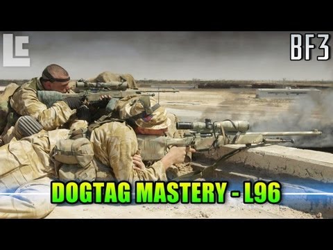 Dog Tag Mastery - L96 Bolt Action Sniper Rifle (Battlefield 3 Gameplay/Commentary)