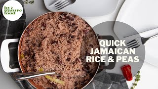 Quick Jamaican Rice \& Peas
