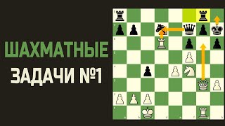 Шахматы задачи №1. Решаю шахматные задачки на мат