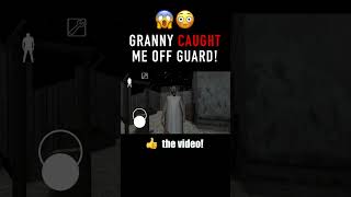 How did Granny hit me like this ?? 🫢😱 #shorts #granny #granny3 #granny2