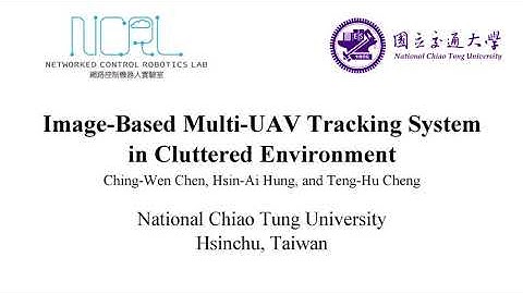 Image-Based Multi-UAV Tracking System in Cluttered Environment