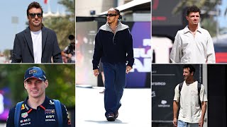 Max Verstappen Lewis Hamilton arrive for #BahrainGP | Behind the scenes of F1 driver arrivals