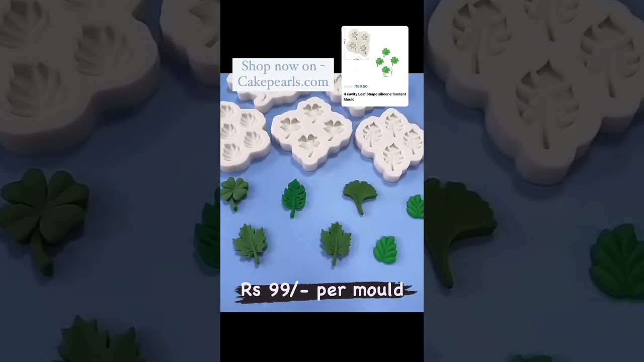 Leaf Silicone Mould For Cake Decoration | Cake Pearls 