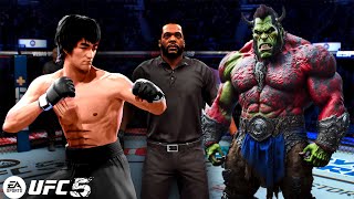 UFC 5 | Bruce Lee vs. Bull Warrior (EA Sports UFC 5)