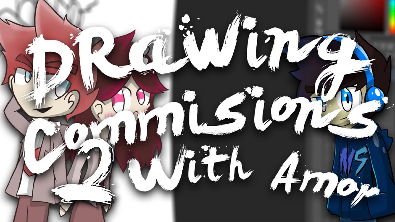 Drawing Commission from Amor's Shop! No. 2 (And playing games!)