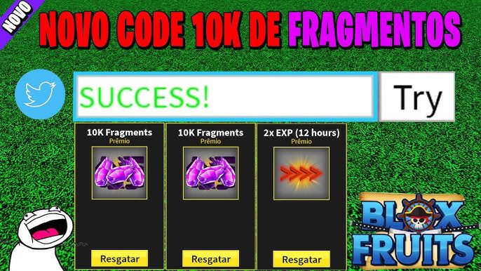 SAIU!! 26 MEGA CÓDIGOS *FUNCIONANDO* NO BLOX FRUITS (NOVO UPDATE 19 JUNHO  2023) - Roblox 