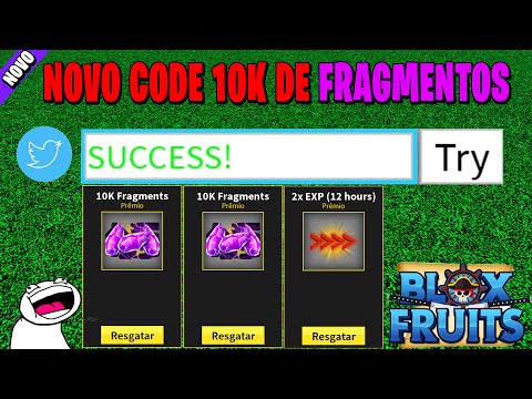 CORRE!! NOVO CÓDIGO 2X DE DINHEIRO E CODE BELI NO BLOX FRUITS