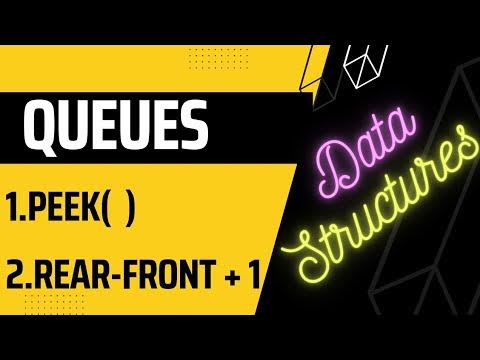 Queue| Peek function|Data Structures and Algorithms|Formula| Data ...