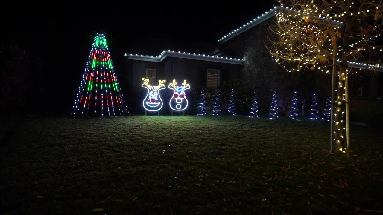 Christmas Lights Techno Song YouTube