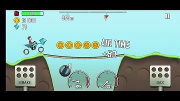Hill Climb Racing - Gameplay Walkthrough Part 2 - MOTOCROSSBIKE (iOS, Android