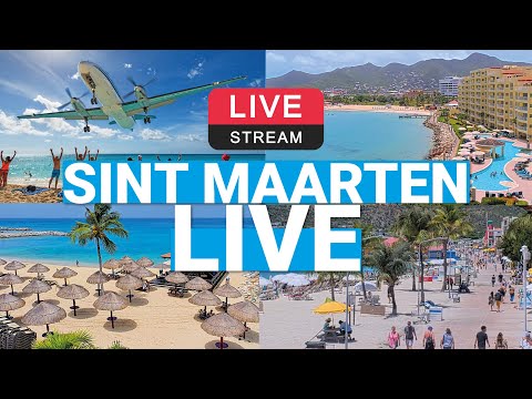 Sint Maarten Live Beach Cams - July 18 🌴☀️