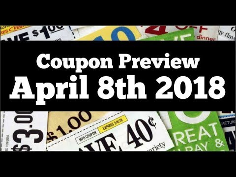 Coupon Insert Preview for Sunday April 8th 2018 5 Inserts