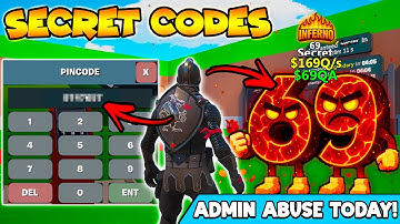 *NEW* INFERNO Secret Codes Fortnite Steal The Brainrot Admin Abuse Codes! (New Secret Codes)