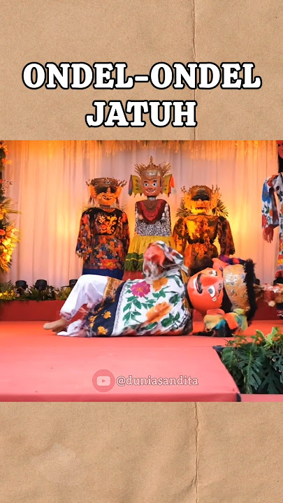 Ondel Ondel Lucu Jatuh Gak Bisa Bangun #ondelondel #ondelondelbetawi #shorts