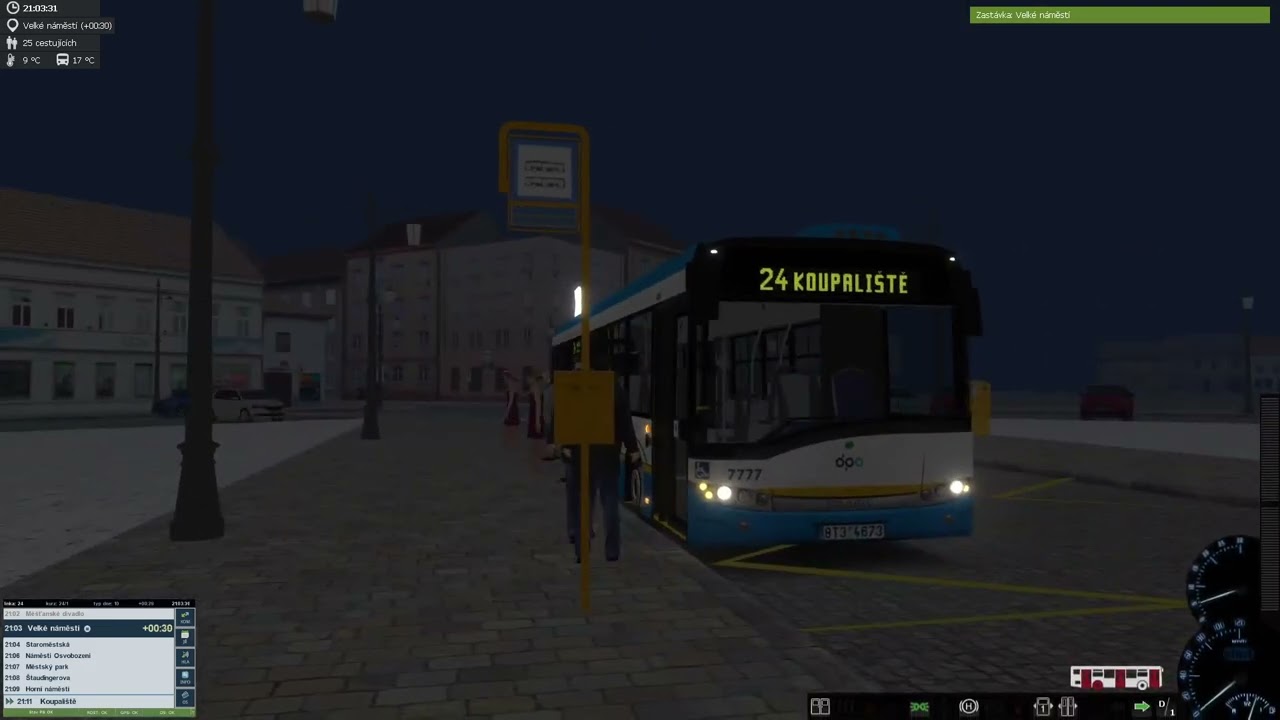 VEČERNÍ LINKA 24 | Simt Simulator | Sl. Urbino 12 III DPO
